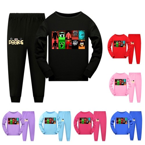 New kids roblox doors pyjamas - new,